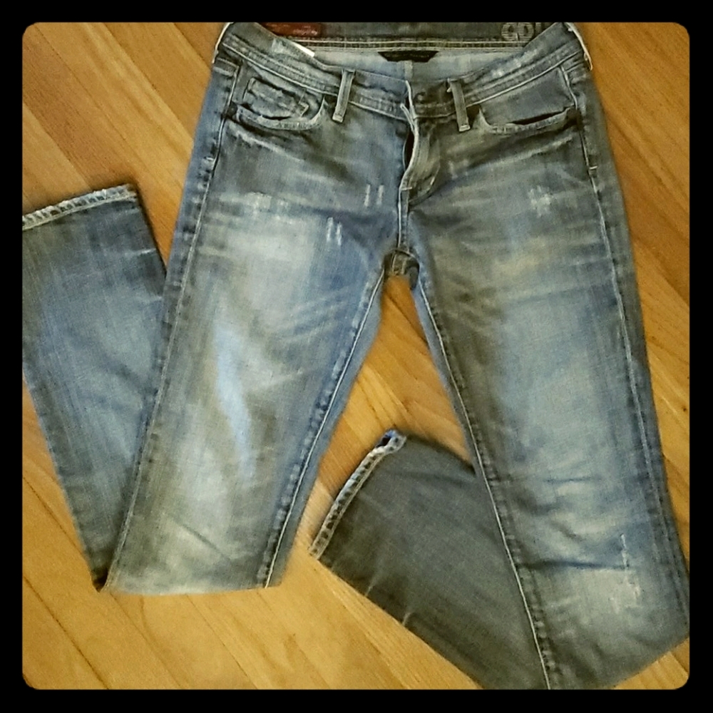 Citizens of humanity grey straight leg jeans